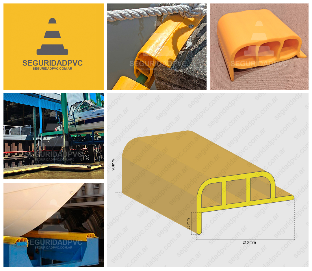 Botazo Náutico Ángulo 90° Reforzado 210x90mm