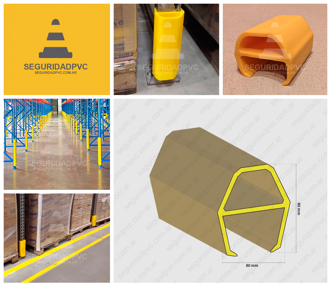 Canillera Protectora de Racks 95x95mm