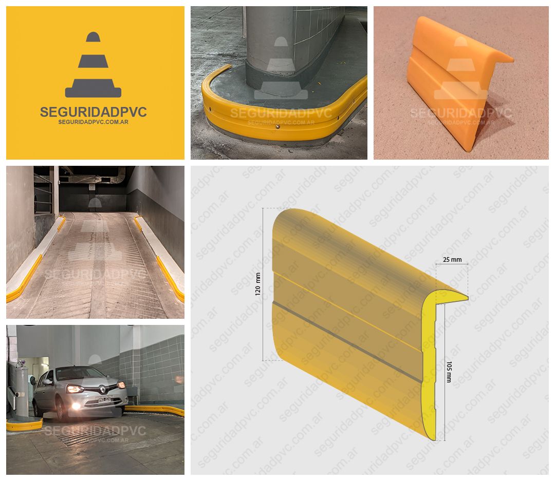 Protector de Cordones PVC 120x25mm