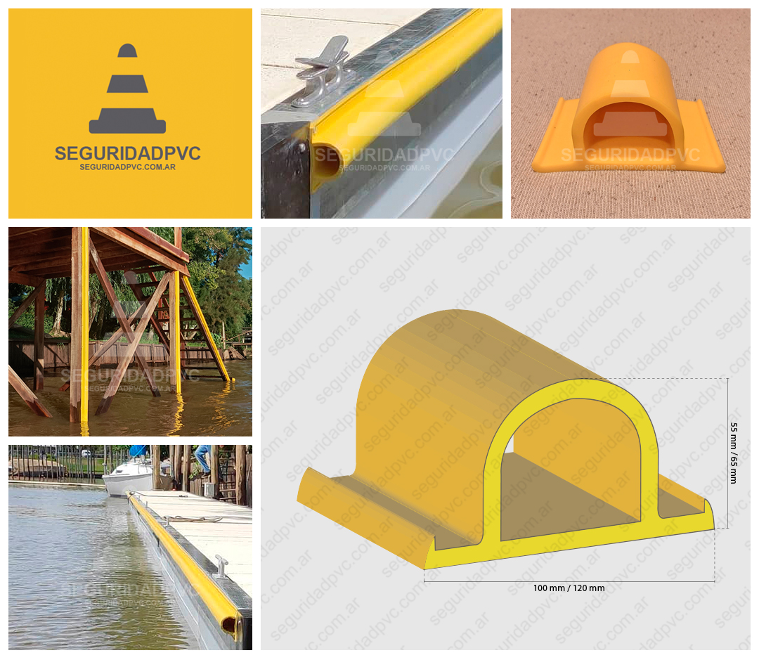 BOTAZO PARACHOQUES PVC LANCHAS BARCOS MUELLES GARAGES