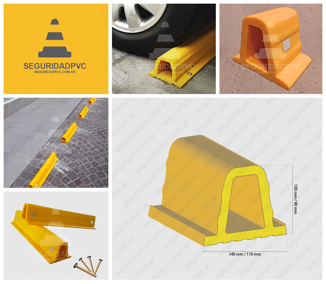 tope de estacionamiento, para garages, autos, supermercados, shopping, edificios cocheras, torres, barrios 